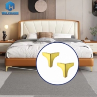 Vente directe usine – Pied de canapé en métal en forme de T, personnalisé OEM, pour lit, bureau, accessoires d'extérieur, salon, salle à manger, cuisine