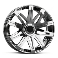 Jantes en alliage d'aluminium forgé de qualité supérieure, style 3 pièces, finition brillante, 10-45 mm ET, jantes pour camionnettes F150 et Silverado