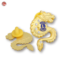Logo personnalisé épingle personnalisée forme ronde bouton en étain insigne métal doux émail dur épinglettes pour vêtements