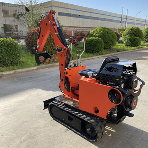 Marca China 800kg 1.8ton 2T 4 Ton Micro máquina de excavación 0.4m3 construcción Mini embolsadora EPA motor excavadora sobre orugas pequeña - Product Image 5