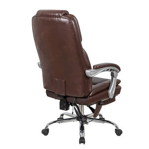 सबसे सस्ता विंटेज स्विस एडजस्टेबल एर्गोनोमिक हाइबैक चमड़े के कार्यालय की कुर्सी मालिश और गर्म सोफे के साथ - Product Image 3