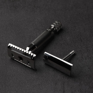 Yaqi Diagonal Slant 316 Acero Inoxidable Doble para Uso Facial Masculino No Desechable RAASS2477 Mango Personalizado RAASS2477 - Product Image 6
