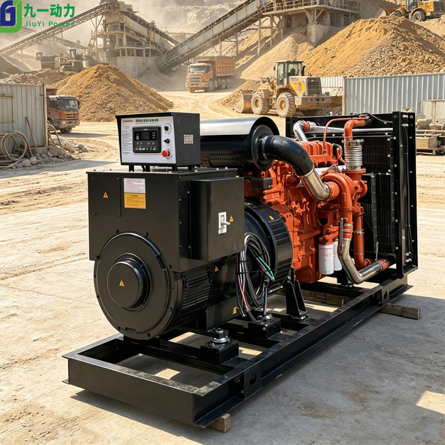 400kw 3P 220V 50/60Hz Three Phase Diesel Generator Set with 24V DC Electric Start ATS Low Oil Shutdown Protection