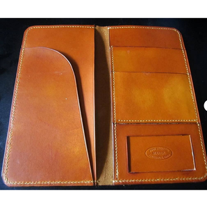 Voyage prêt 4 pouces personnalisable en cuir véritable passeport couverture RFID bloquant le porte-carte de fermeture à deux volets conçu intemporel - Product Image 4