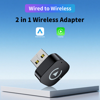 Adaptateur CarPlay sans fil, clé USB pour iPhone, Android Auto, boîte intelligente universelle pour voiture, portable, plug and play