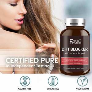 Suplemento Bloqueador de DHT con Etiqueta Personalizada para una Salud Óptima, Control de la Caída del Cabello, Apoyo al Sistema Inmunológico, Cápsulas Bloqueadoras de DHT - Product Image 3