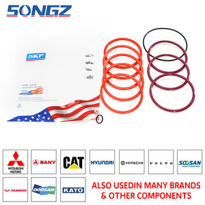Kit de joints d'étanchéité pour <span class=keywords><strong>joint</strong></span> central, vente directe d'usine, <span class=keywords><strong>joint</strong></span> torique en PU rouge ROI pour excavatrice Hyundai EX200-5, <span class=keywords><strong>joint</strong></span> mécanique - Product Image 5