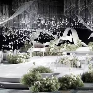 Testa di Giglio Artificiale in Schiuma EVA per Decorazioni Nuziali Sospese, Fiore Artificiale per <span class=keywords><strong>Soffitto</strong></span>, Decorazione per Hotel - Product Image 4