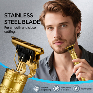 Afeitadora Portátil USB Recargable para Hombre, Cuchilla Recíproca para Afeitar la Barba, Kit de Cuidado Facial, Afeitadora Doméstica para Uso en el Hogar - Product Image 2