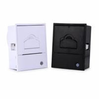 Imprimante de reçus à code-barres CODE128 GB18030 personnalisée de 58 mm, montée sur panneau, avec port pour tiroir-caisse pour terminal de point de vente, certifiée CE/FCC
