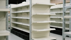 Étagères amovibles double face robustes Stockage métallique durable pour grands magasins Dépanneurs Bois-Acier - Product Image 3