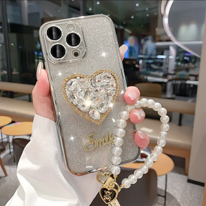 Bán buôn chuỗi dây đeo trong suốt mạ Vàng điện thoại di động Trường hợp bìa Bag Đối với <span class=keywords><strong>iPhone</strong></span> 7 8 cộng với XS XR XS max 11 - Product Image 2