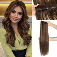 Nouvelle Tendance Usine : Extensions de Cheveux Chinois 100% Vierge Remy pour Tissage Invisible XO Hole Butterfly Weft à Trame Unique