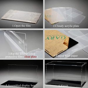 Hộp Trưng Bày Bằng Nhựa Acrylic Trong Suốt, Hộp Sắp Xếp Hình Khối Để Bàn, Tủ Trưng Bày Chống Bụi Cho Mô Hình Hành Động, Đồ Chơi - Product Image 5