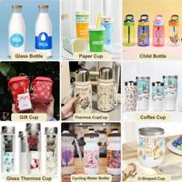 Impresora UV 360 Grabs para Botellas, Etiquetadora de Botellas de Agua, Impresora UV Cilíndrica para Botellas de Huevo, Plástico, Metal y Vidrio