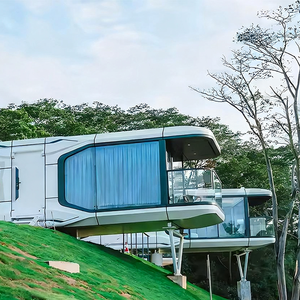 Bán Buôn Tùy Chỉnh Phổ Biến Không Gian Cabin Sang Trọng Modular Apple Viên Nang Nhà Di Chuyển Container Nhà Dễ Dàng Để Cài Đặt - Product Image 2