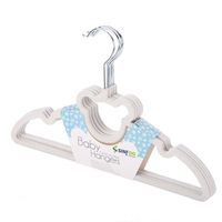 Cintres pour vêtements pour enfants, en velours blanc, design mignon
