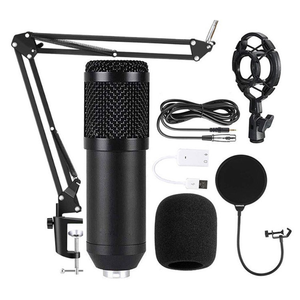 Kit di Registrazione Studio BM 800 di Alta Qualità, Microfono a Condensatore da Scrivania BM800 per Webcast, <span class=keywords><strong>Karaoke</strong></span> dal Vivo, Canto V8 - Product Image 1