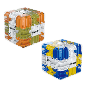 ลูกบาศก์มหัศจรรย์เขาวงกต3D ของเล่นเสริมปัญญาสำหรับเด็กเกมปริศนาเขาวงกตของเล่นฝึกทักษะการคิดเชิงตรรกะต่อต้านความเครียด - Product Image 1