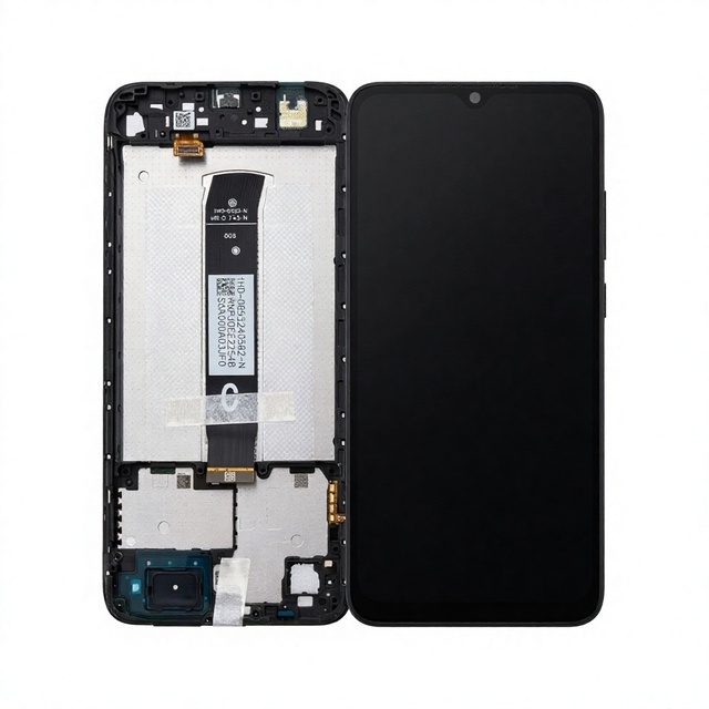 Black LCD Display Touch Screen Assembly with Frame for Xiaomi Redmi A1 Redmi A2 Mobile Phone Repair Part
