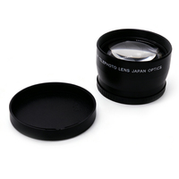 Objectif macro grand angle 58 mm en acier inoxydable usiné CNC pour appareils photo reflex numériques et téléphones – Vente en gros