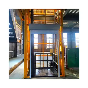 Hydraulic guide rail freight elevator Customized vertical elevator table fixed goods transport Cargo lift