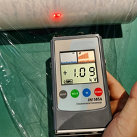 Medidor ESD de Alta Precisión, Medidor de Campo Electrostático Portátil, Pantalla LCD del Tamaño de la Palma de la Mano, Probador de Estática con Retención de Datos