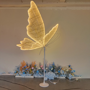 Appendere festa di nozze ornamento decorazione di illuminazione per centro commerciale lampada a diodi luce romantica <span class=keywords><strong>lampadario</strong></span> farfalla stand - Product Image 4