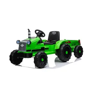 pedalı traktör kamyon Suppliers-Yeni ride on kamyon 12v mini traktör çocuklar çocuklar için traktör 4/6 tekerlek