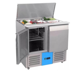 2 ou <span class=keywords><strong>3</strong></span> <span class=keywords><strong>portes</strong></span> Commerciales <span class=keywords><strong>Saladette</strong></span> refroidisseur avec top GN casseroles - Product Image 1