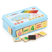 Juguetes educativos digitales de madera coloridos para la educación de la primera infancia. Palitos de Aritmética y Conteo para Niños