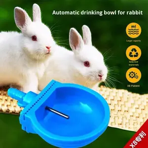 कारखाने खरगोश पालतू पिंजरे पानी डिस्पेंसर गिलहरी चिल्ला हैमर पानी के कटोरे के लिए खरगोश पीने के लिए खरगोश ड्रिंकर - Product Image 3