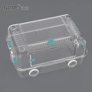 Jaula de hámster totalmente transparente NOMOY PET con pies para animales pequeños conejillo de indias rata hámster hábitats - Product Image 3