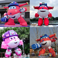 Grands modèles gonflables de personnages de dessins animés Super Wings, réalistes, pour enfants, personnages variés, personnalisables pour les événements
