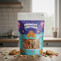 Sachets refermables personnalisés Minfly avec fermeture éclair et auto-chauffants pour l'emballage de chips et d'aliments surgelés