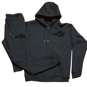 Ensemble de survêtement pour homme de haute qualité, design tendance, vente en gros, personnalisé, hiver, décontracté, sport, équipe, 2 en 1, à capuche, en spandex/polyester - Product Image 4