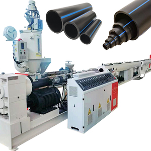 Đầy đủ tự động HDPE PE ống nhựa đùn máy đùn sản xuất dây chuyền sản xuất - Product Image 1