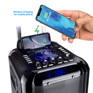 CQA Thiết Kế Mới OEM Pravite Mô Hình Bên Hộp TWS Loa Xe Đẩy Loa 8 Inch Với Sạc Không Dây Cho Điện Thoại Thông Minh Ipa - Product Image 5