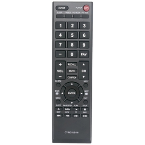 New CT-RC1US-16 <b>Remote</b> <b>Control</b> for TOSHIBA TV 49L310U 49L420U 50L420U 55L310U 65L350L 65L350U 28L110U 32L110U 32L220U 40L310U - Product Image 1