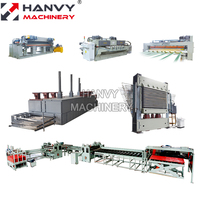 Hanvy-Ensemble complet automatique de machines à fabriquer du contreplaqué, usine