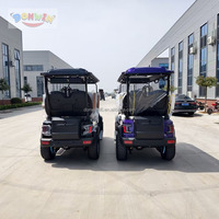Voiturette de golf électrique compacte Donwin 48V/60V/72V 3-4 places 50 km/h Freins à disque avant/arrière Certifiée CE/EEC Aluminium Étroit