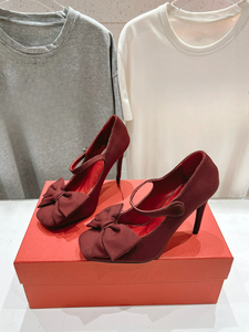 Women Bow Decor Square Toe Mary Jane Pumps Stiletto High <b>Heel</b> Dress Shoes for Wedding Party Evening Prom Date Night Valentinoing - Product Image 2