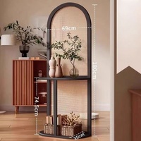 Art créatif de cloison d'écran de conception de porche creux médiéval de restaurant d'intérieur moderne avec les diviseurs de pièce de panneau pliable