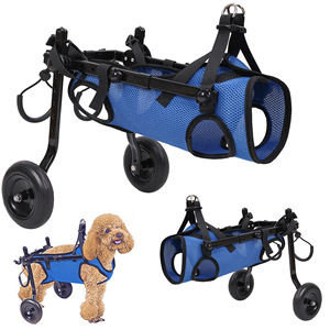 Chariot de rééducation réglable <span class=keywords><strong>pour</strong></span> <span class=keywords><strong>chien</strong></span>, fauteuil roulant <span class=keywords><strong>pour</strong></span> animaux de compagnie, support <span class=keywords><strong>pour</strong></span> pattes arrière, aide à la mobilité <span class=keywords><strong>pour</strong></span> chiens handicapés de petite, moyenne et grande taille - Product Image 1