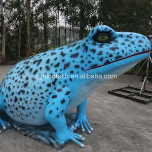 Modèle de grenouille bleue animatronique personnalisé pour le monde des insectes ou robot insecte interactif géant pour parc à thème - Product Image 4