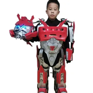 New product hot Sale Transformer Robot Costume Cosplay Dancing Costume for Kids