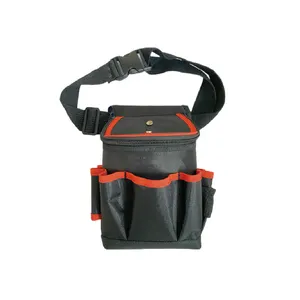 Adjustable Heavy-Duty Electrician Carpenter Waist Pouch Bag Portable Electrical Tool Kit Storage High Capacity OEM ODM Supported