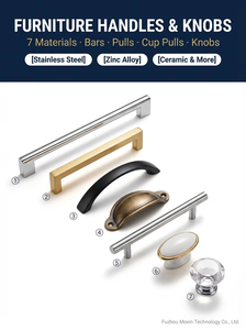 Perilla Cuadrada Superior de Zinc de 1 1/4 Pulgadas para Tiradores de Gabinetes y Cajones - Product Image 4