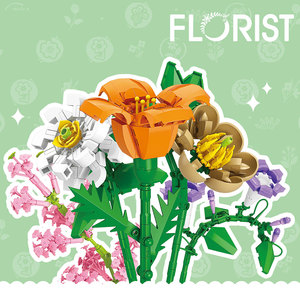 Diy Micro Flower Building <strong>Blocks</strong> Mini Bricks Particles Eternal Life Flowers Home Decoration Assembling Puzzle Toy Children Gift - Product Image 3