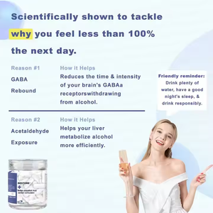 Soporte directo de fábrica Salud del hígado DHM L-cisteína Sentirse mejor después de beber Restaurar después de cápsulas de ayuda de <span class=keywords><strong>alcohol</strong></span> para hombre - Product Image 5